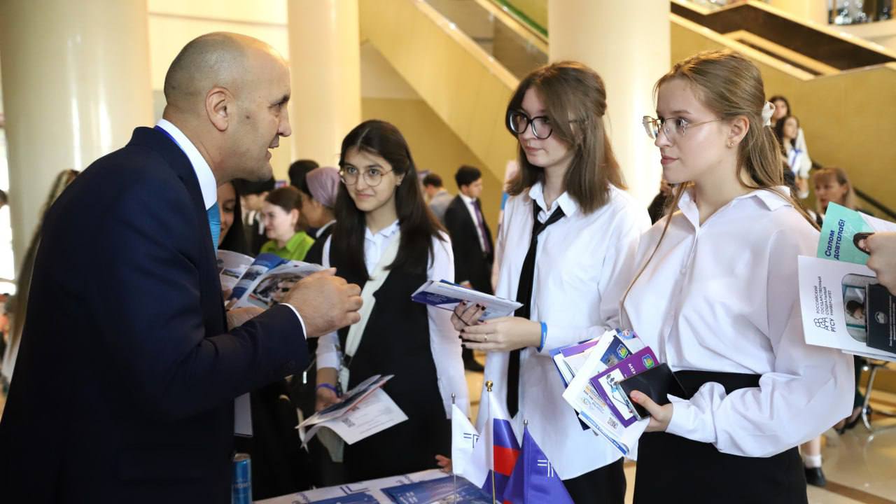 Over 2500 prospective students attended the university exhibition in the capital of Tajikistan