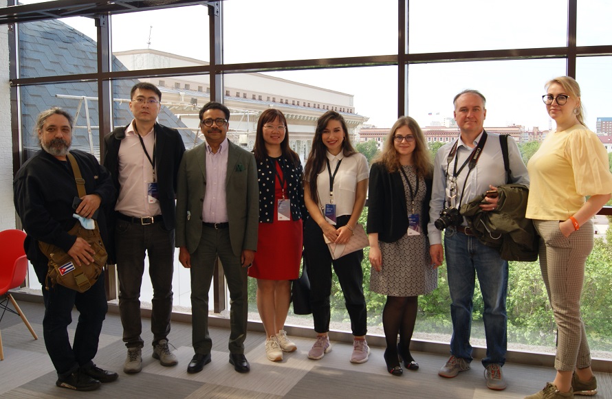 Journalists from different countries met with Tyumen State University