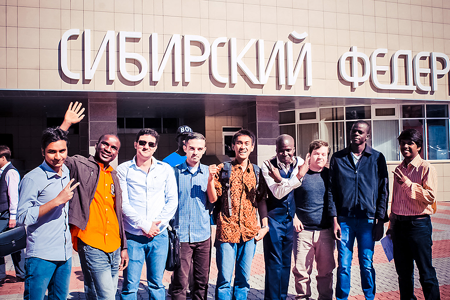 来自26个国家的应招生进入西伯利亚联邦大学