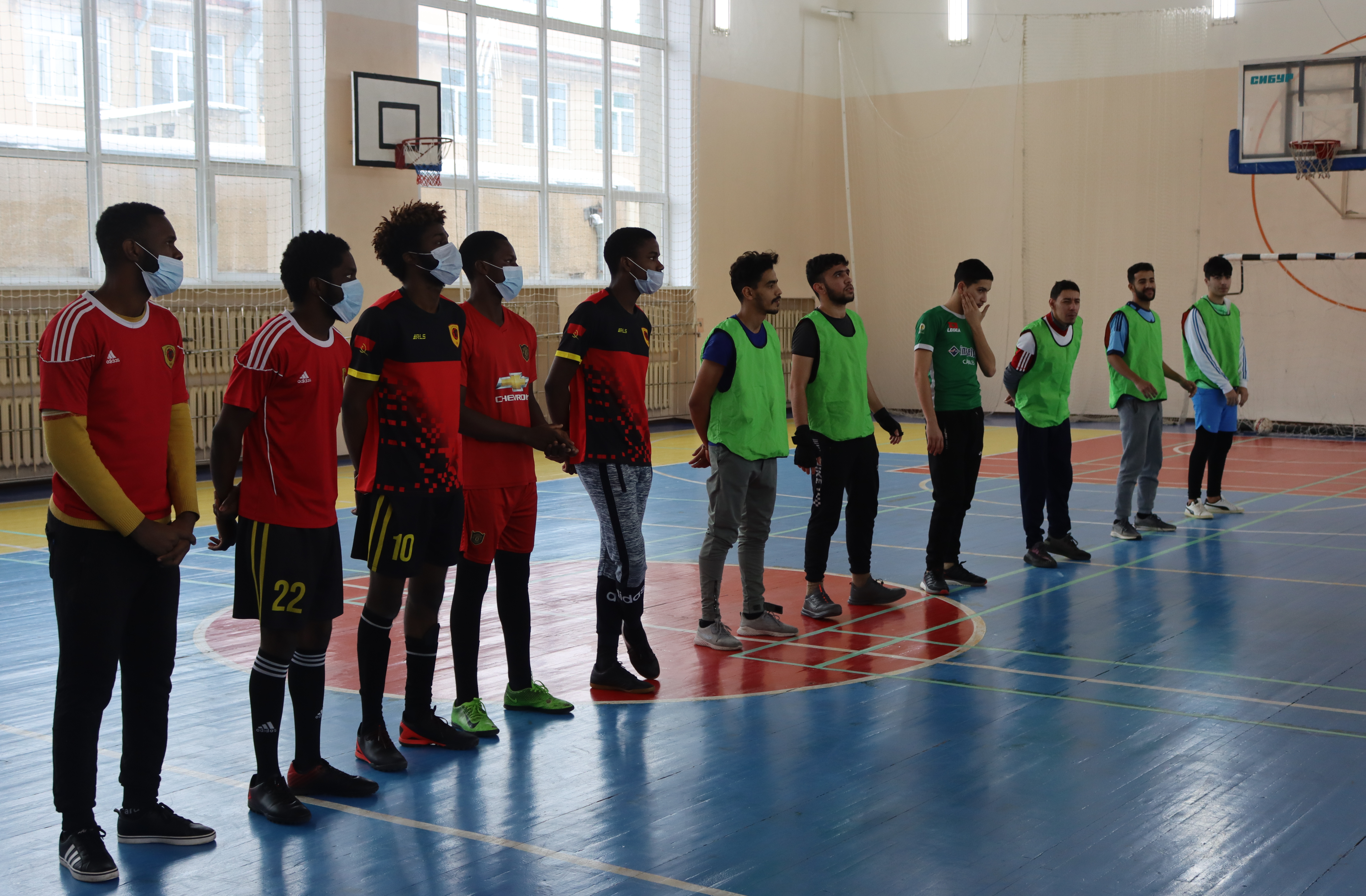 Voronezh State University of Engineering Technologies organized a futsal tournament for foreign students