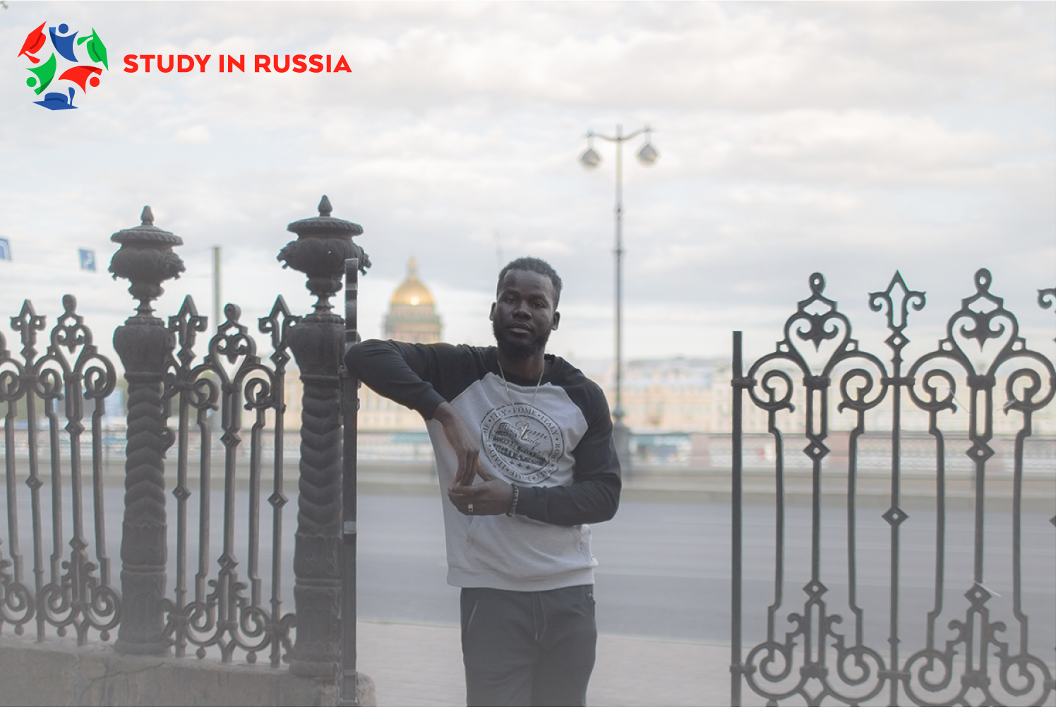 Nabi Ndur from Senegal speaks about Russia and meeting new people in the street
