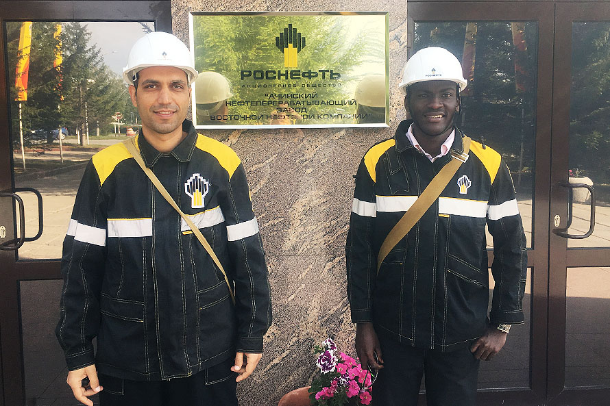 SibFU International Students Took Internship at Rosneft Enterprise