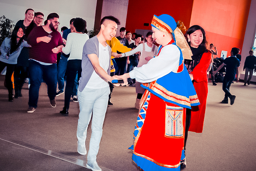 International FEFU Students Celebrated New Year a La Russe